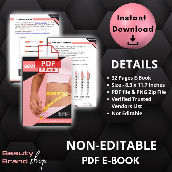 Semaglutide E-book, Semaglutide/tirzepatide: Mounjaro, Zepbound, Wegovy, Ozempic Digital Book, Fitness and Weight Loss PDF, Semaglutide GLP1 - Etsy Semaglutide E-book, Semaglutide/tirzepatide: Mounjaro, Zepbound, Wegovy, Ozempic Digital Book, Fitness and Weight Loss PDF, Semaglutide GLP1 - Etsy