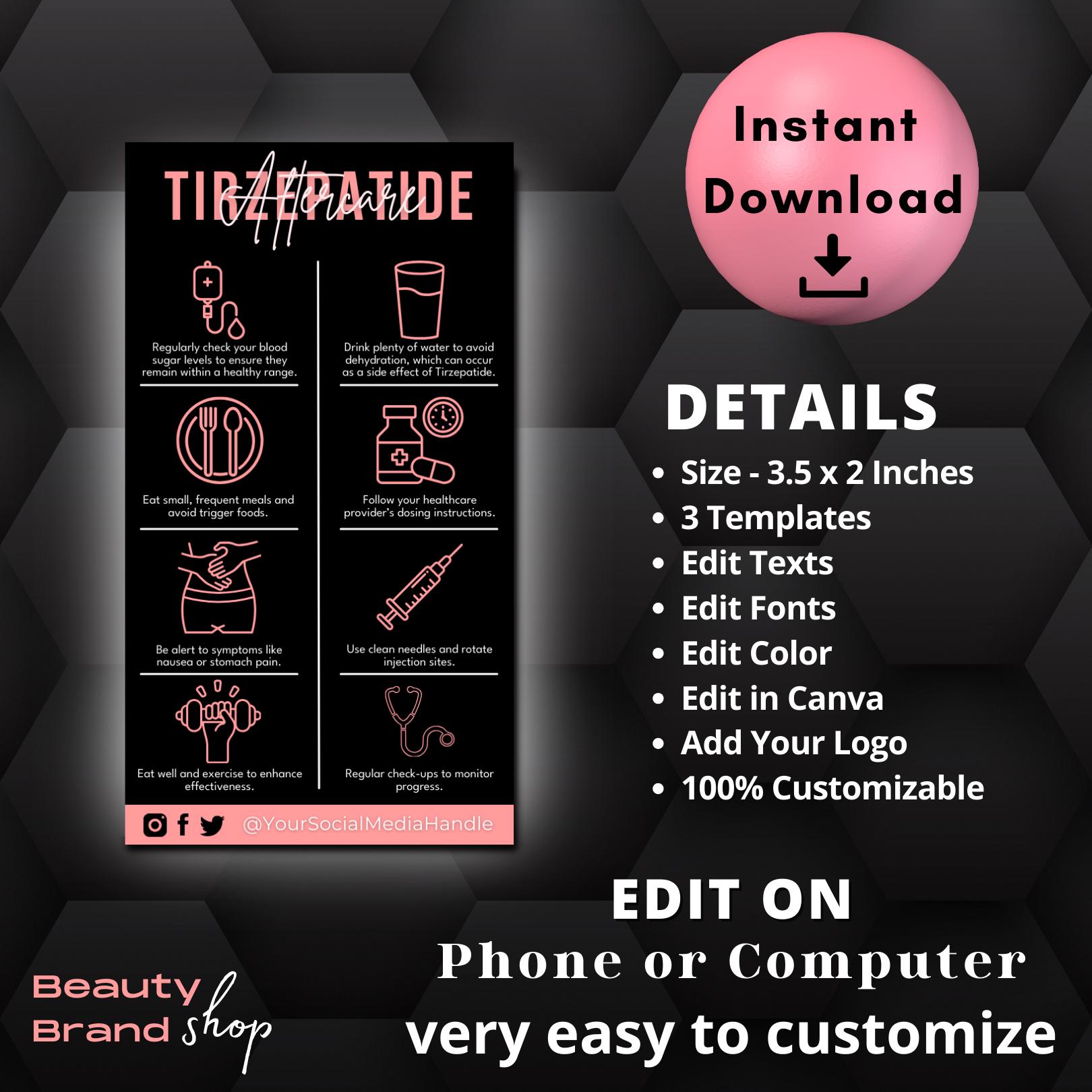 Tirzepa-tide Pre-care & Aftercare Cards, Weight Loss Injection Care Cards, Compounded Tirzepa-tide Injection, Fat Loss Injection Care Cards - Etsy Tirzepa-tide Pre-care & Aftercare Cards, Weight Loss Injection Care Cards, Compounded Tirzepa-tide Injection, Fat Loss Injection Care Cards - Etsy
