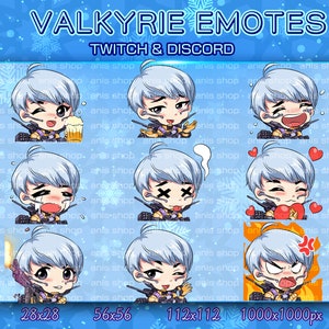 Apex Legends VALKYRIE emotes/ Apex Legends VALKYRIE cute/ Apex Legends VALKYRIE chibi/ emotes twitch/ emotes chibi/ emotes bundle