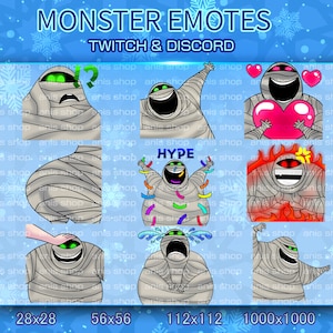 Mumi Emotes/ mumi Chibi/ Emotes Discord/ Emotes Twitch