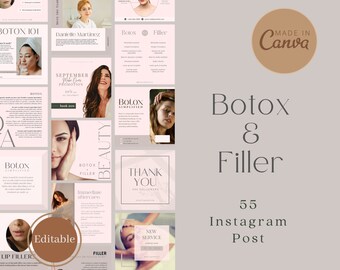 Nurse Injection, Botox and filler, Aesthetician Instagram Post Templates | Q&A | Beauty Instagram Post | Quote *ready to post*