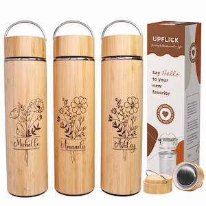 Gift Set) Personalized Thermos - Laser Engraving – Sleek Peek Co