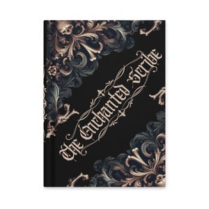 Gothic Skull & Bone Journal: Verzauberter Schreiber Hardcover Notizbuch