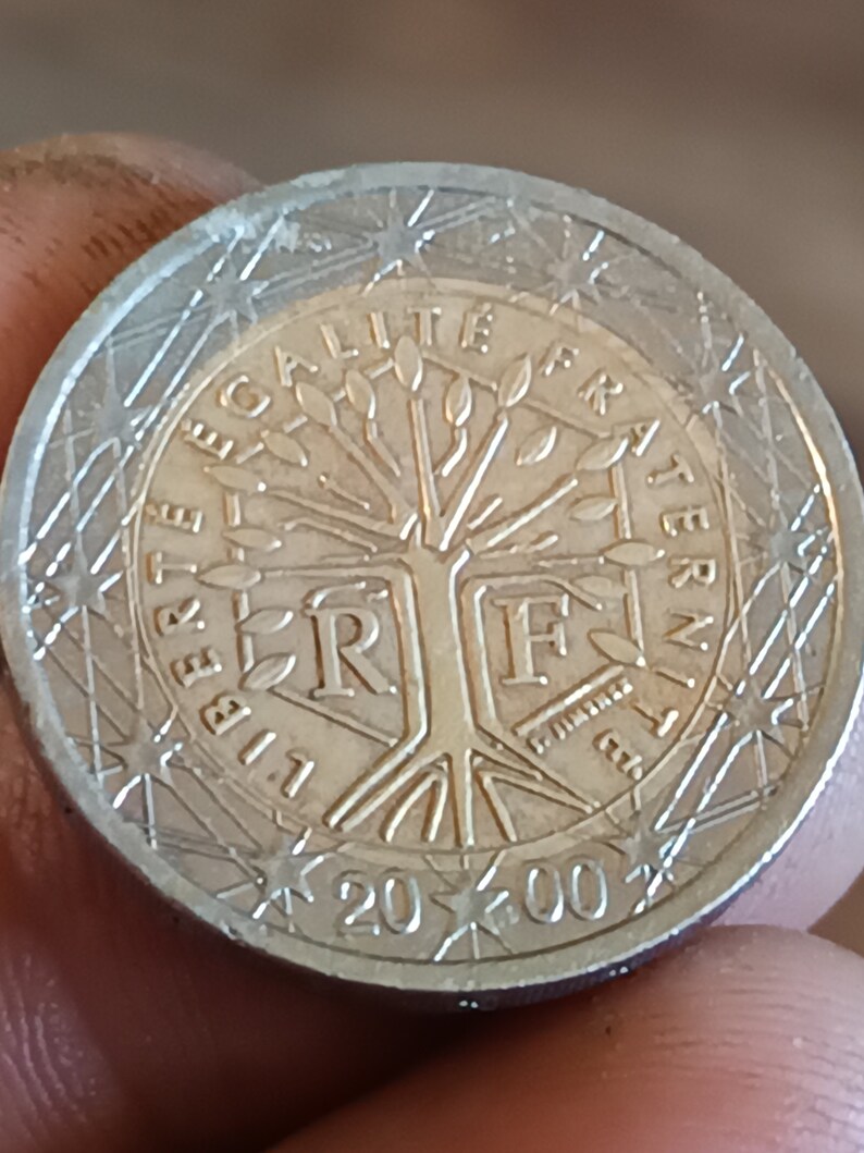 I Will Sell a 2 Euro Coin From 2000, France, Tree Etsy