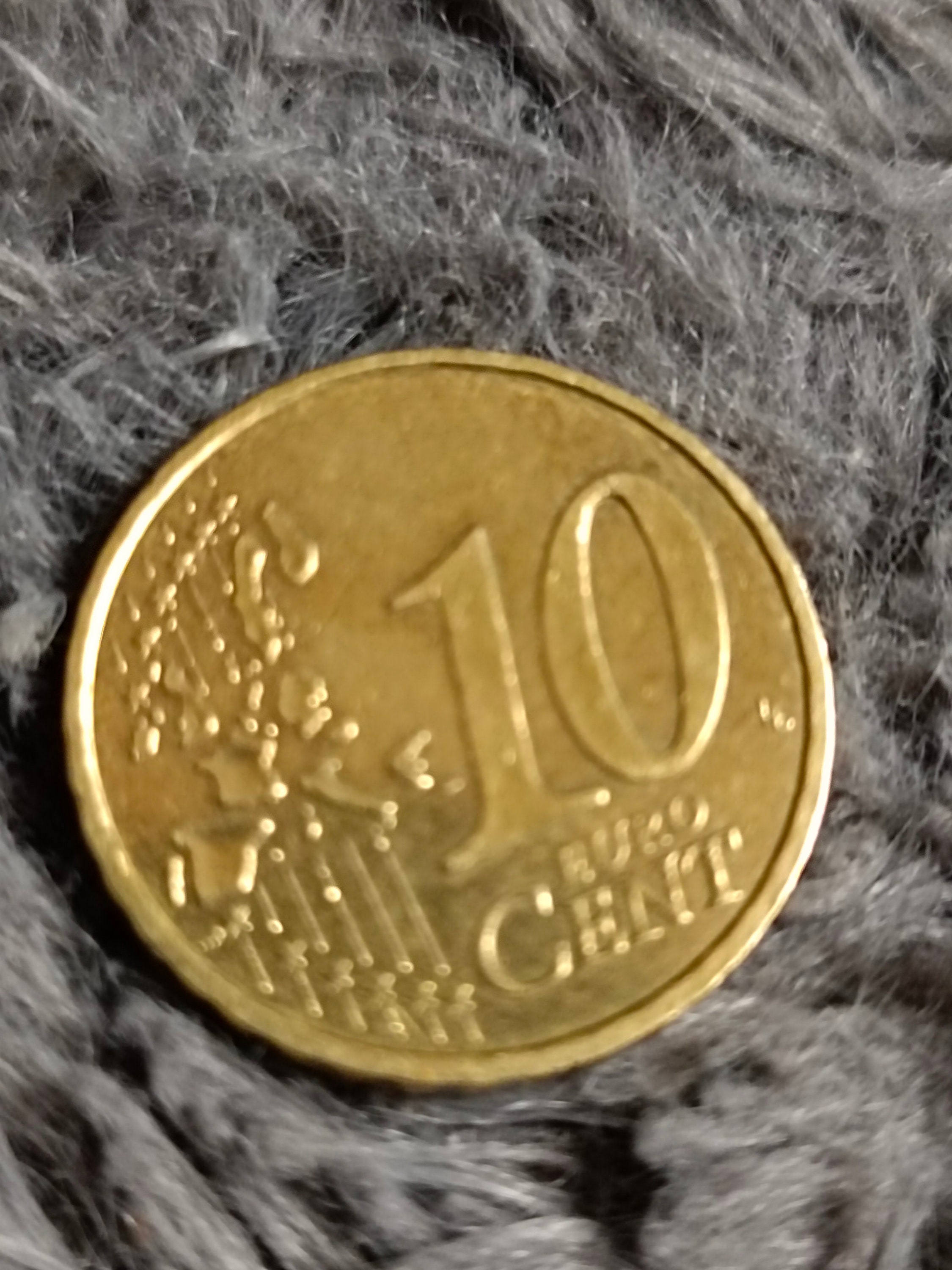 Sprzedam 10 Euro Cent 2001 RF Francja Etsy Polska