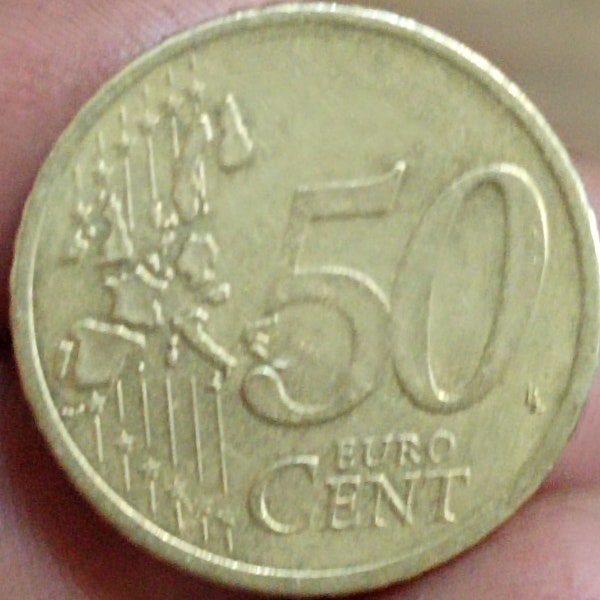 I am selling a 50 euro cent coin 2002, Germany J