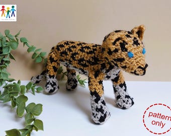 Haakpatroon luipaard: amigurumi-dier (pdf-patroon)