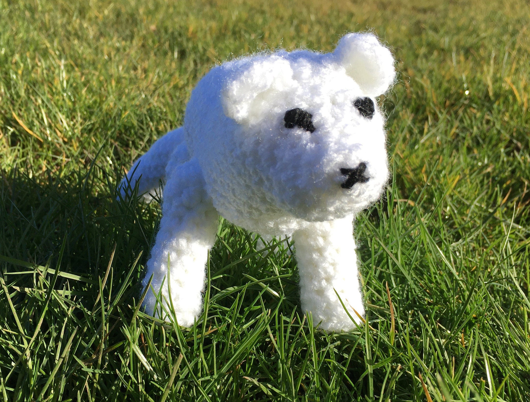 Crochet Arctic Fox Amigurumi Arctic Fox Etsy