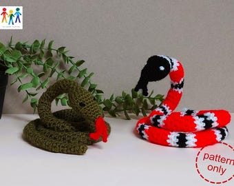 Haakpatroon slang: amigurumi-dier (pdf-patroon)