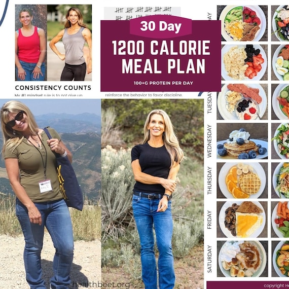 30 Day 1200 Calorie Meal Plan Etsy