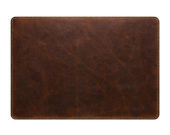 Handcrafted Full-Grain Leather Desk Pad – 40 × 60 cm Workspace Mat
