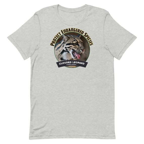ウンピョウ絶滅危惧種ユニセックスTシャツ。送料無料 - Etsy 日本