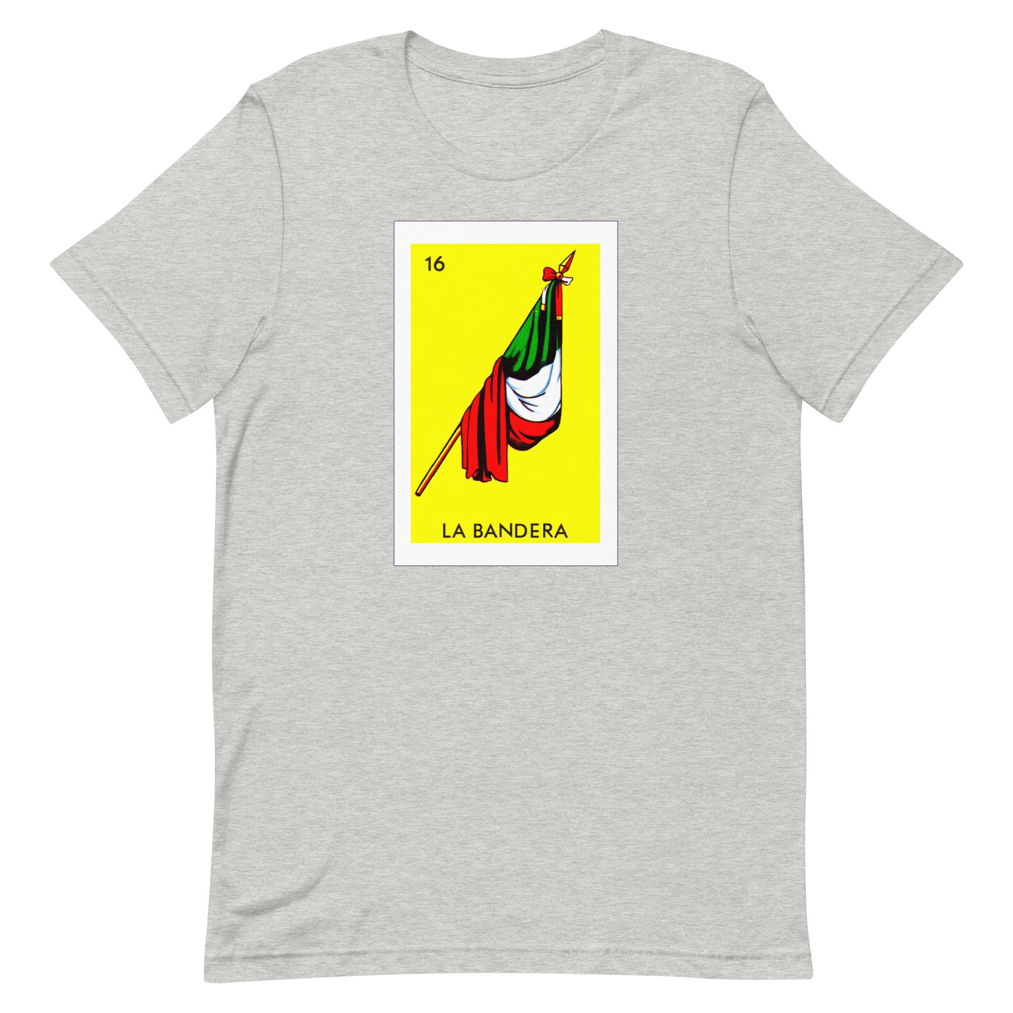 La bandera lotería de la bandera mexicana Camiseta unisex de Etsy México