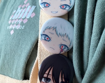 The Summer Hikaru Died Mini Pinback Button Set | TSHD Yoshiki & Hikaru