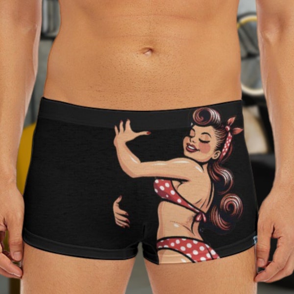 Irresistibly Funny Boxer Briefs: Men's Playful Charm, Women's Bold Embrace, large size available