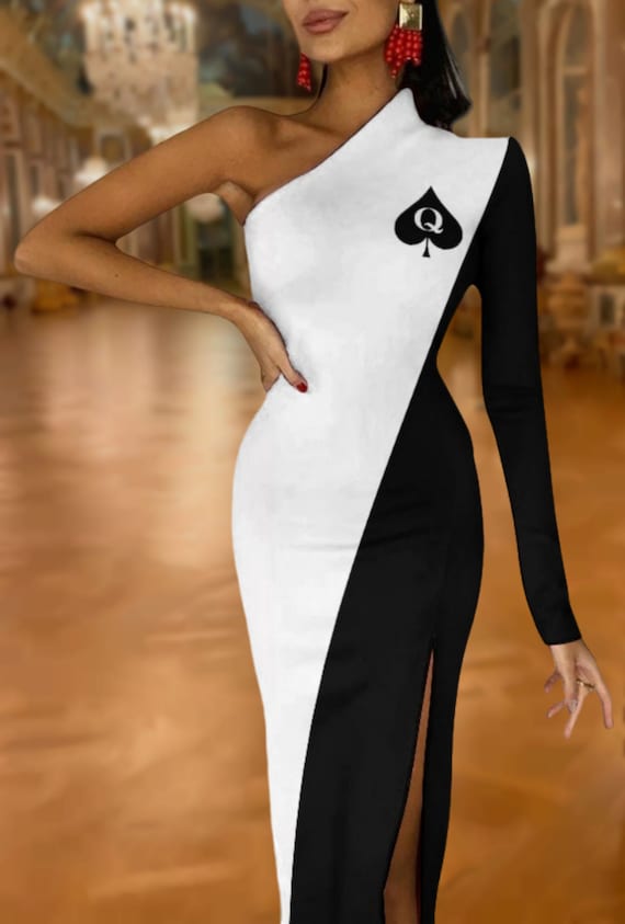QUEEN OF SPADES Dress, Cocktail Dress, Envening Dress, Hotwife Dress, Qos Cocktail  Dress, Queen of Spades Clothing, Bbc Slut Dress - Etsy