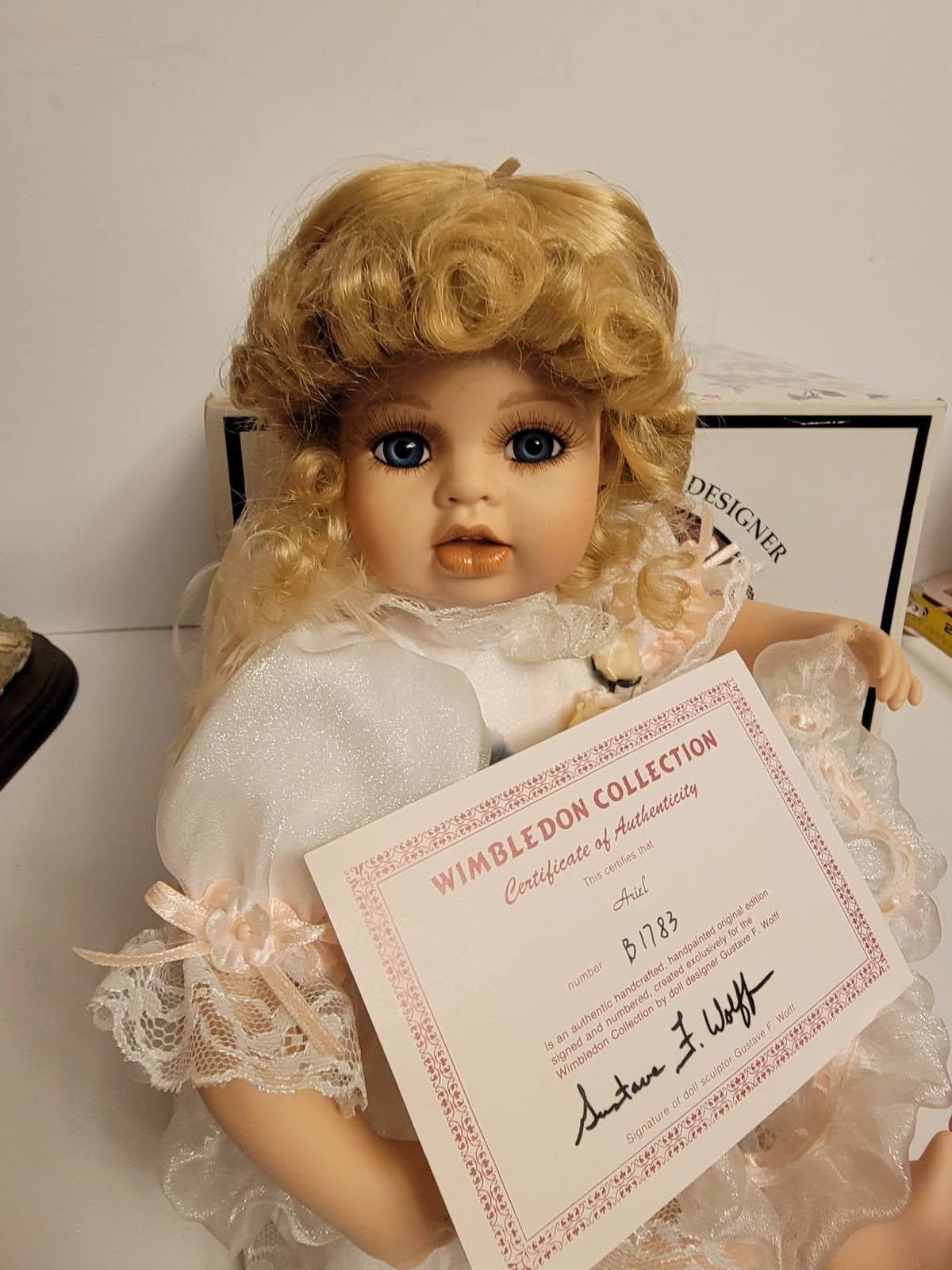 Gustave F. Wolff Porcelain Doll Wimbledon Collection