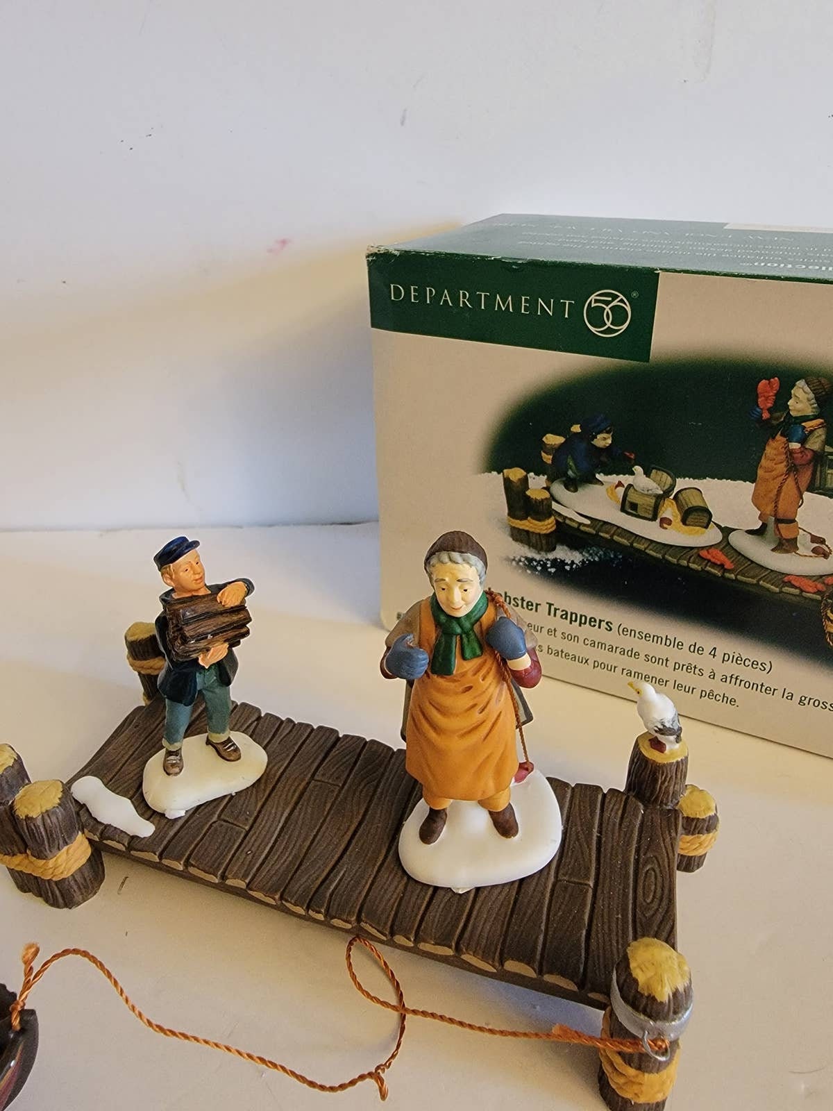 Department 56 Lobster Trapper Village, Fisherman,56589 Etsy