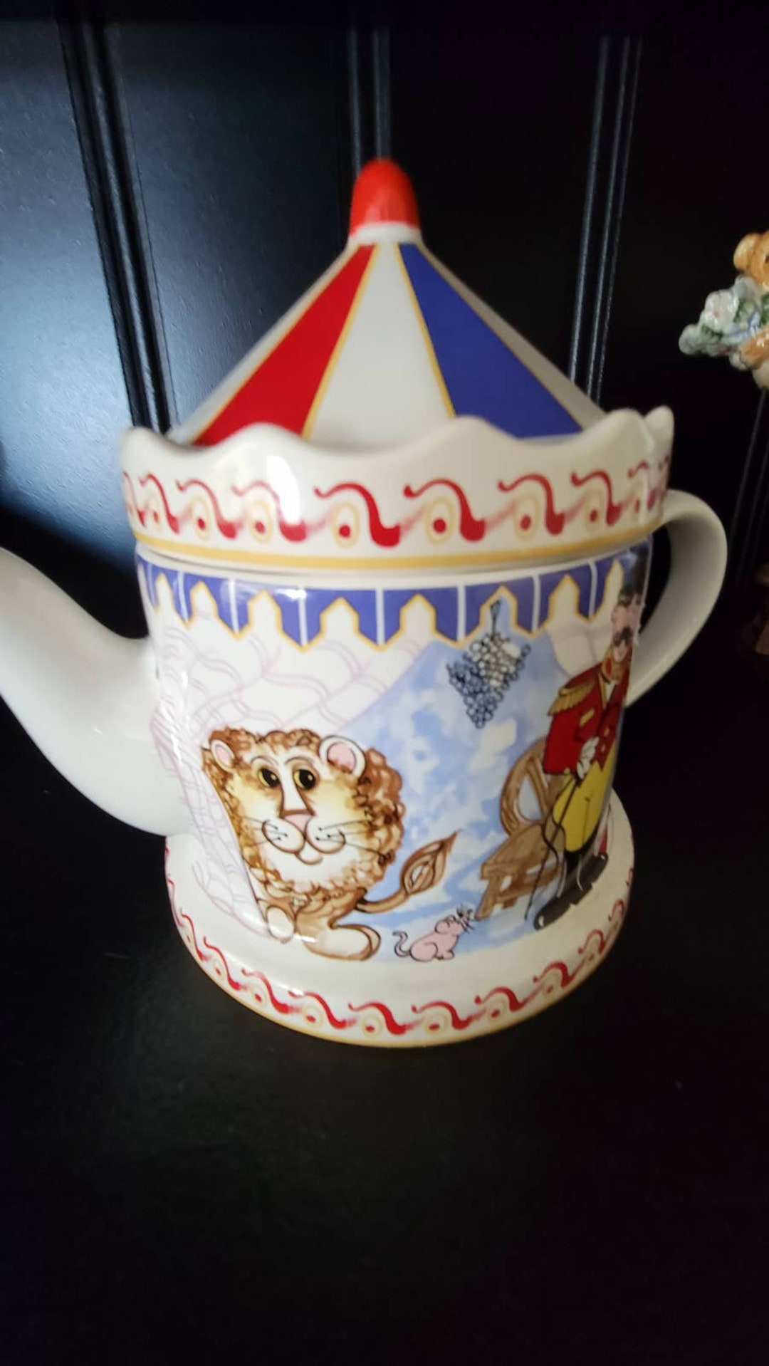 Sadler edwardian Entertainmentcircus Teapot Etsy