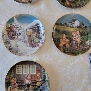MI Hummel calendar plate coll,  Sept. Dec. Mar, May,and July