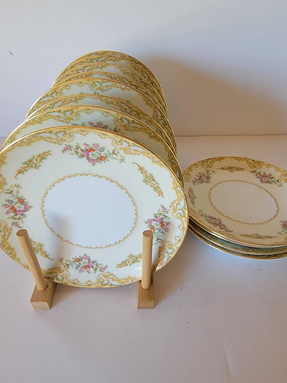 美品　ビンテージ ミッドセンチュリー ノリタケ 皿 Vintage Noritake Bone China Japan 1930s Stamped 