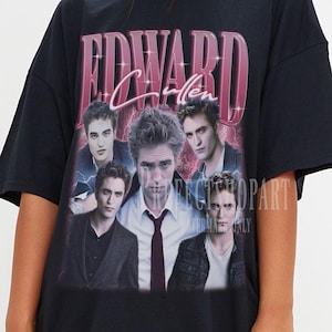 EDWARD CULLEN Shirt, Jacob Shirt,Robert Pattinson Shirt, Team Jacob Shirt, Team Edward Shirt, Edward Cullen Merch Gift, Edward Retro Shirt