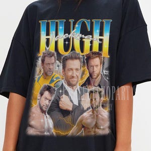 HUGH JACKMAN Vintage Shirt, Hugh Jackman Homage Tshirt, Hugh Jackman Fan Tees, Hugh Jackman Retro 90s Sweater, Hugh Jackman Merch Gift