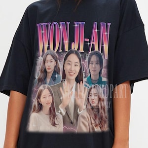 WON JI AN Shirt - Won Ji-an Vintage Shirt, Won Ji-an Retro 90s Tshirt, Won Ji-an Bootleg Tee, Won Ji-an Sweater