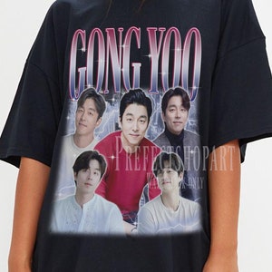 GONG YOO Unisex Tees Korean Drama Shirt, Gong Yoo Tees Vintage, Gong Yoo T-Shirt Homage Bootleg Sweatshirt Retro Gift Fan Tee