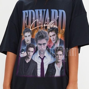 EDWARD CULLEN Shirt, Jacob Shirt,Robert Pattinson Shirt, Team Jacob Shirt, Team Edward Shirt, Edward Cullen Merch Gift, Edward Retro Shirt