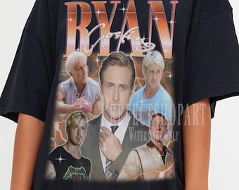 Ryan Gosling, Ryan Gosling T-shirt, Ryan Gosling T-shirt, Ryan Gosling Presenttröjor, Retro Ryan Gosling Vintagekläder, Ryan Gosling Fan
