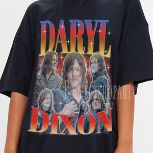 DARYL DIXON Vintage Shirt, Daryl Dixon Homage TShirt, Daryl Dixon Fan Tees, Daryl Dixon Retro 90s Shirt, Daryl Dixon Merch Gift