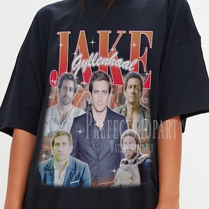 Retro JAKE GYLLENHAAL Shirt, Jake Gyllenhaal Homage Tshirt, Jake Gyllenhaal Fan Tees, Actor Jake Gyllenhaal Vintage 90s Merch Gift