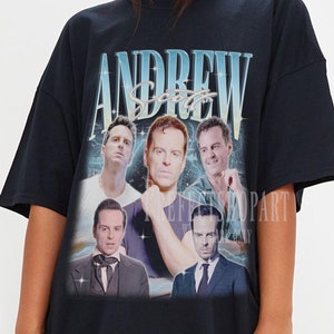 Maglietta ANDREW SCOTT LIMITATA - Maglietta bootleg Andrew Scott, Maglione Andrew Scott Fans, Magliette omaggio Andrew Scott, Maglione retrò Andrew Scott