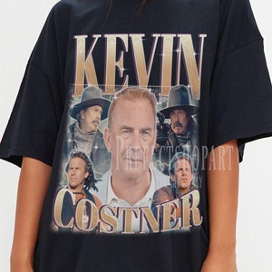 RETRO KEVIN COSTNER vintage shirt, Kevin Costner eerbetoon shirt, Kevin Costner T-shirts, Kevin Costner jaren 90 trui, Kevin Costner merchandise cadeau