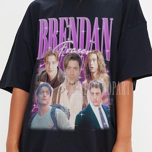 LIMITED BRENDAN FRASER Unisex Shirts,Brendan Fraser Vintage Shirt, Brendan Fraser Fan Tees, Brendan Fraser 90s Sweater, Brendan Fraser Merch