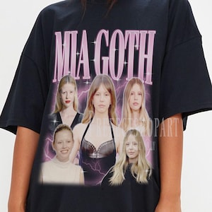 MIA GOTH Vintage Shirt, Mia Goth Homage TShirt, Mia Goth Fan Tees, Mia Goth Retro 90s Shirt, Mia Goth Merch Gift