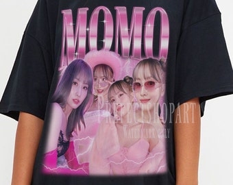 TWICE モモ　Tシャツ TWICE トゥワイス モモ 着用 Tシャツ ユニセックス K-POP 韓国