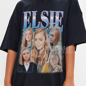 ELSIE FISHER Retro T-shirt - Elsie Fisher Fans Shirt, Elsie Fisher Long Sleeve Shirt, Elsie Fisher Fans Tee, Limited Elsie Fisher Tees