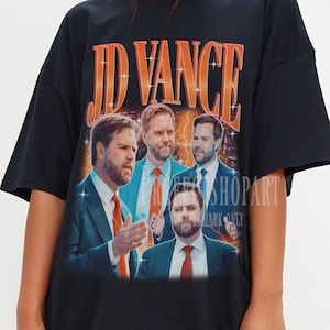 JD VANCE Vintage Shirt, JD Vance Homage Tshirt, Jd Vance Fan Tees, Jd Vance Retro 90s Sweater, Jd Vance Merch Gift