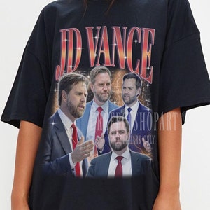 JD VANCE Vintage Shirt, JD Vance Homage Tshirt, Jd Vance Fan Tees, Jd Vance Retro 90s Sweater, Jd Vance Merch Gift