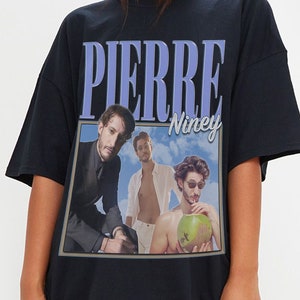 PIERRE NINEY Vintage Shirt, Pierre Niney Homage Tshirt, Pierre Niney Fan Tees, Pierre Niney Retro 90s Sweater, Pierre Niney Merch Gift