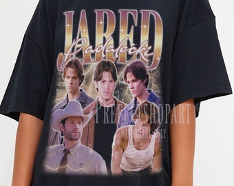 JARED PADALECKI Vintage Shirt, Jared Padalecki Homage Retro, Jared Padalecki Tees, Jared Padalecki 90s Sweater, Jared Padalecki Merch Gift
