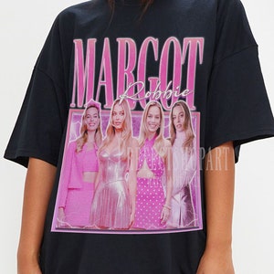 MARGOT ROBBIE Vintage T-shirt - Margot Robbie Bootleg Tees, Margot Robbie Fans Gifts, Margot Robbie Retro Shirt, Margot Robbie Kids Tee