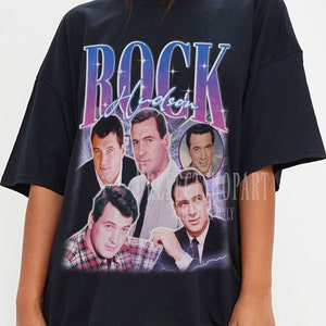 ROCK HUDSON Vintage Shirt, Rock Hudson Homage Retro, Rock Hudson Tees, Rock Hudson 90s Sweater, Rock Hudson Merch Gift Heavy Cotton Tee