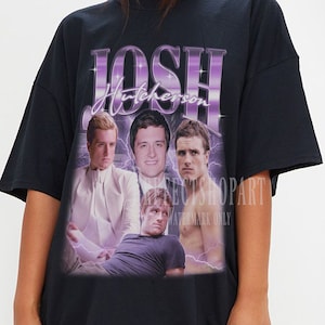 JOSH HUTCHERSON 90&#39;s T-shirt - Josh Hutcherson Bootleg Tees, Josh Hutcherson Fans Gifts, Josh Hutcherson Vintage Retro Shirt, Youth Kids Tee