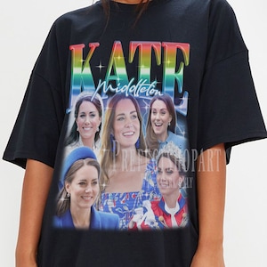 KATE MIDDLETON Vintage Shirt, Kate MIDDLETON Hommage-T-Shirt, Kate MIDDLETON T-Shirt, Retro 90er Jahre Retro Pullover, Kate MIDDLETON Merch