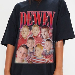 DEWEY Shirt, Dewey Homage T-Shirt, Dewey Kenneth Wilkerson Malcolm In The Middle Character Vintage Merch, Erik Per Sullivan Tee Fan Gift