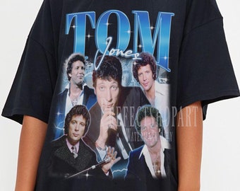 Camisa Tom Jones, Camisa Tom Jones 90's, Camisa vintage retro Tom Jones, Sudadera Tom Jones, Camisa Tom Jones 58, Regalo Tom Jones para fan