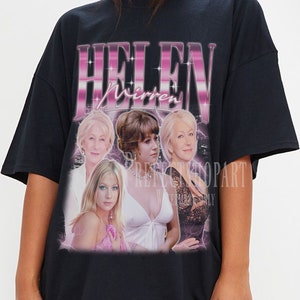 HELEN MIRREN Vintage Shirt, Helen Mirren Fan Tees, Helen Mirren Homage| Helen Mirren Graphic Retro 90s, Helen Mirren Merch